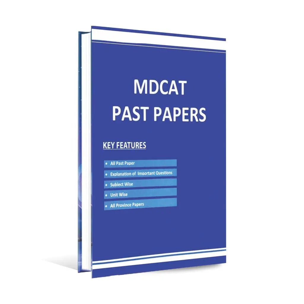 MDCAT Past Papers Solved MCQs Book | Essential Guide for MBBS Entry Test Multan Kitab Ghar