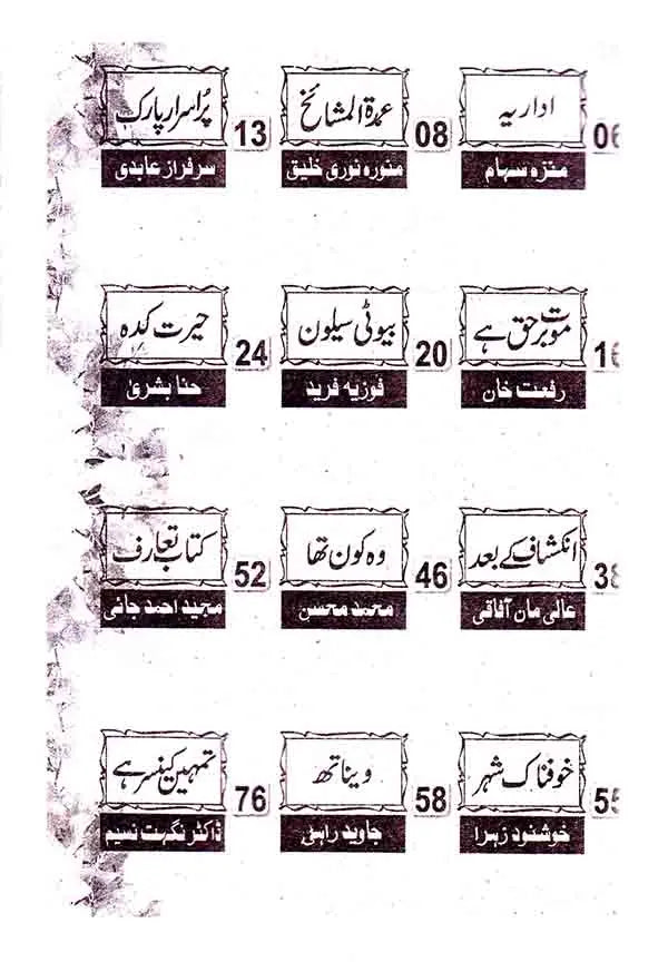 Mahnama Sachi Kahaniyan Digest January 2024 Multan Kitab Ghar