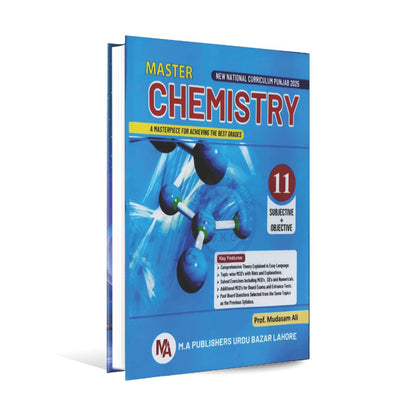 Master Chemistry Advance Series for class 11th By Prof. Mudasam Ali Multan Kitab Ghar