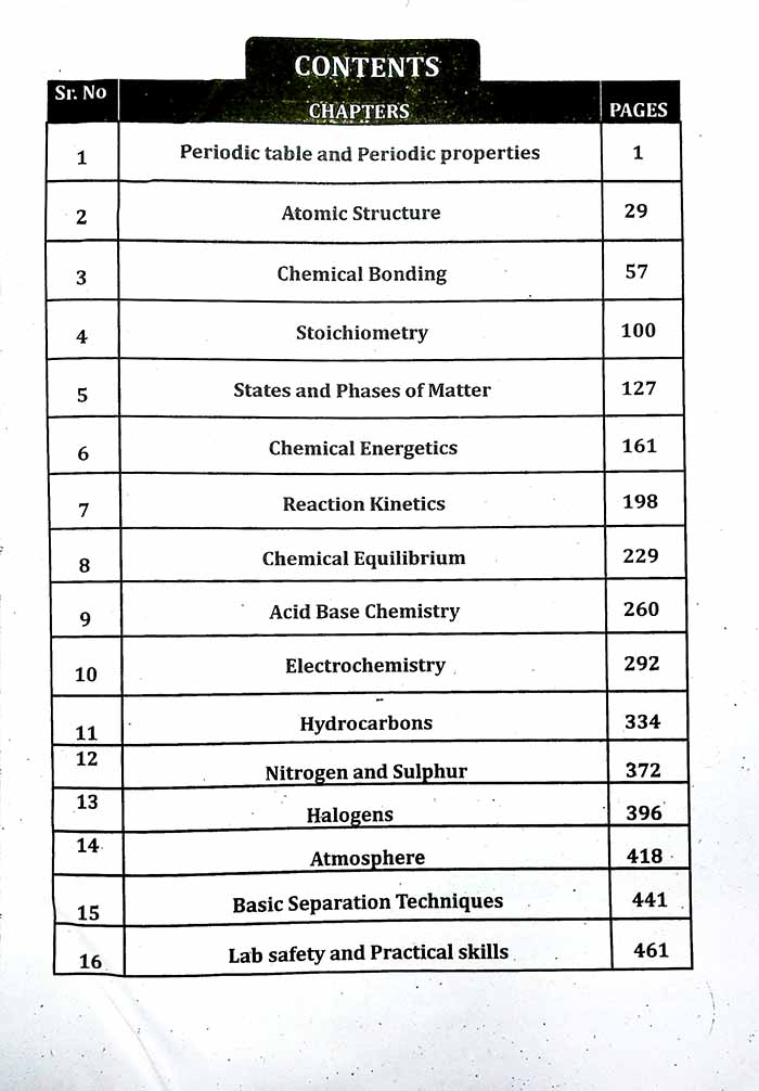 Master Chemistry Advance Series for class 11th By Prof. Mudasam Ali Multan Kitab Ghar 1