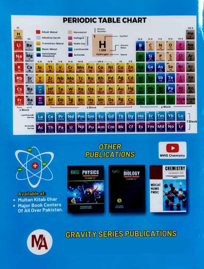  Master Chemistry Advance Series for class 11th By Prof. Mudasam Ali Multan Kitab Ghar 2