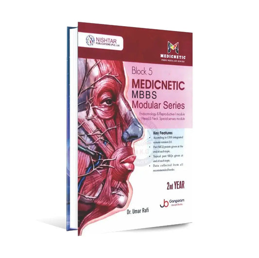 Medicnetic MBBS Modular Series Book 5 for 2nd Year by Dr. Umar Rafi Multan Kitab Ghar