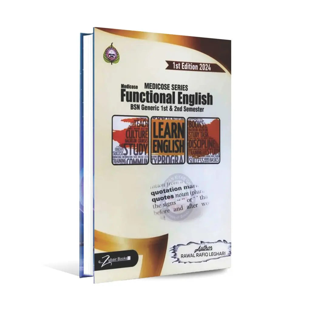 Medicose Functional English | 1st Edition | For 1st & 2nd Semester | By Rawal Rafiq Leghari Zubair Books