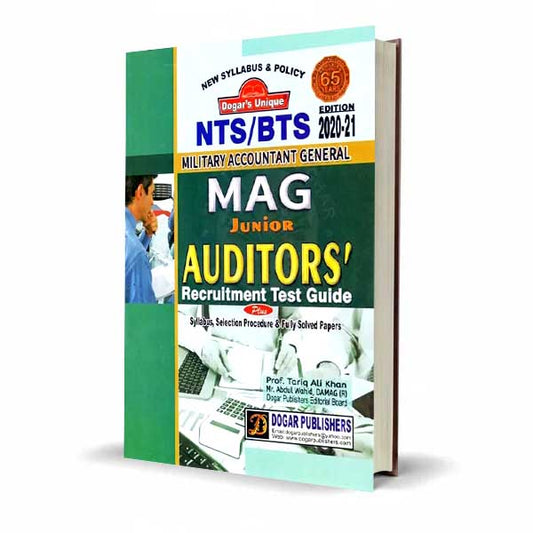 Military Accountant General Junior Auditor Recruitment Test Guide By Tariq Ali Khan