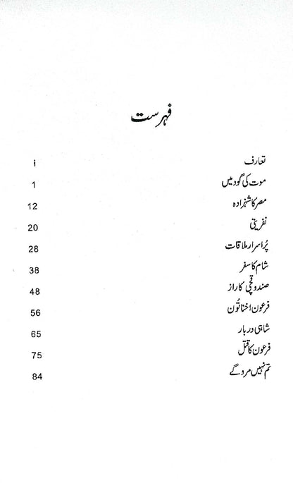 Misar Ki Malka Urdu Story Book by A Hameed Adventure Fiction Book - MKG