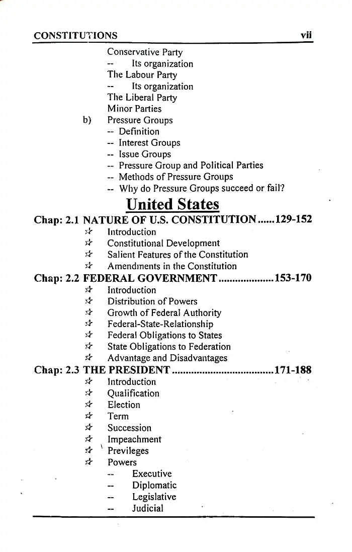 Modern Constitutions UK, US, Switzerland & Pakistan  BA Level Book by Dr. Sultan Khan 