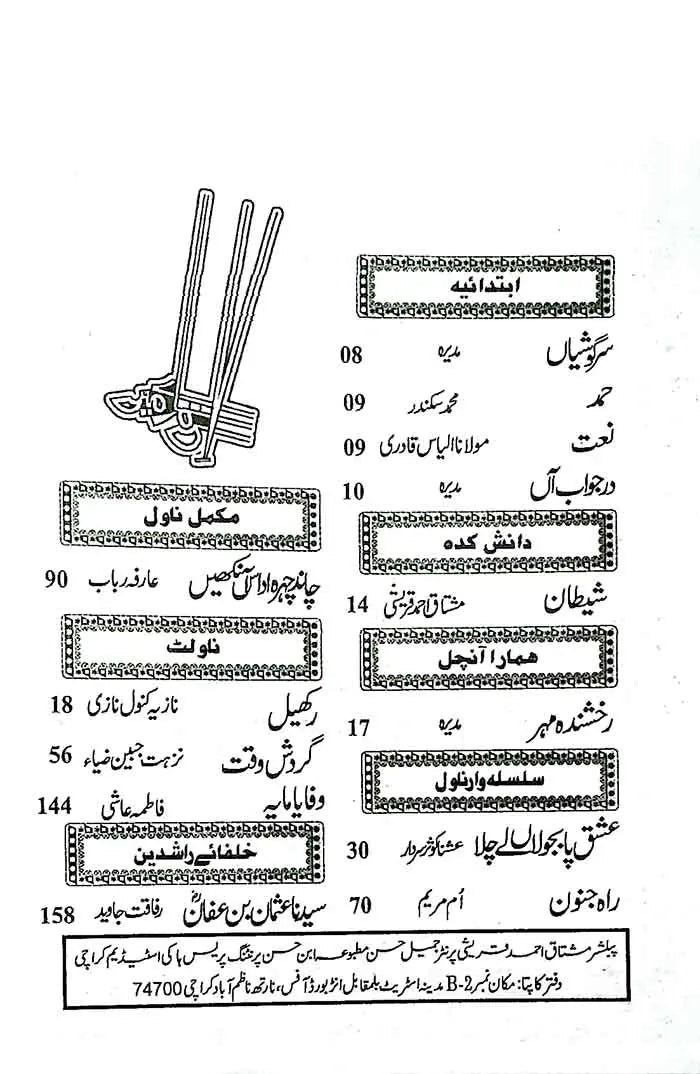 Monthly Aanchal Digest January 2025 Multan Kitab Ghar