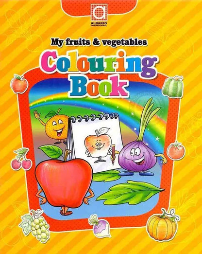 My Fruits Vegetables Colouring Book By Albakio Multan Kitab Ghar