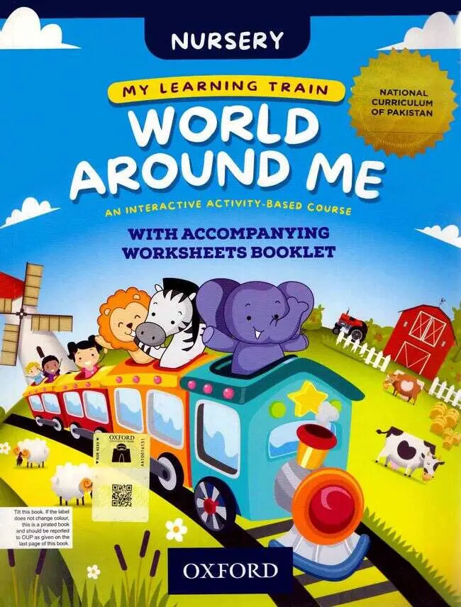 My Learning Train World Around me Oxford Book For Nursery Multan Kitab Ghar