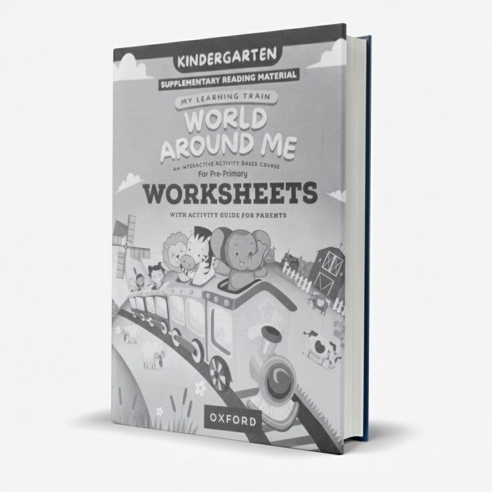 My Learning Train World Around Me Kindergarten Worksheets Booklet by Sonia Relia MKG