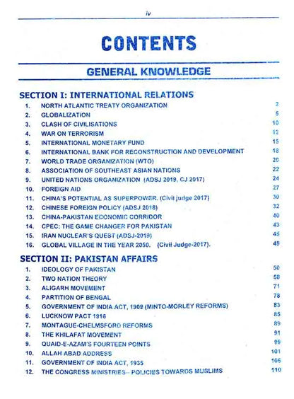 N Series Competitive General Knowledge for AD & SJ, Civil Judges, CSS, PMS, PCS and All Other Competitive Examinations By M. A. Chaudhary Multan Kitab Ghar