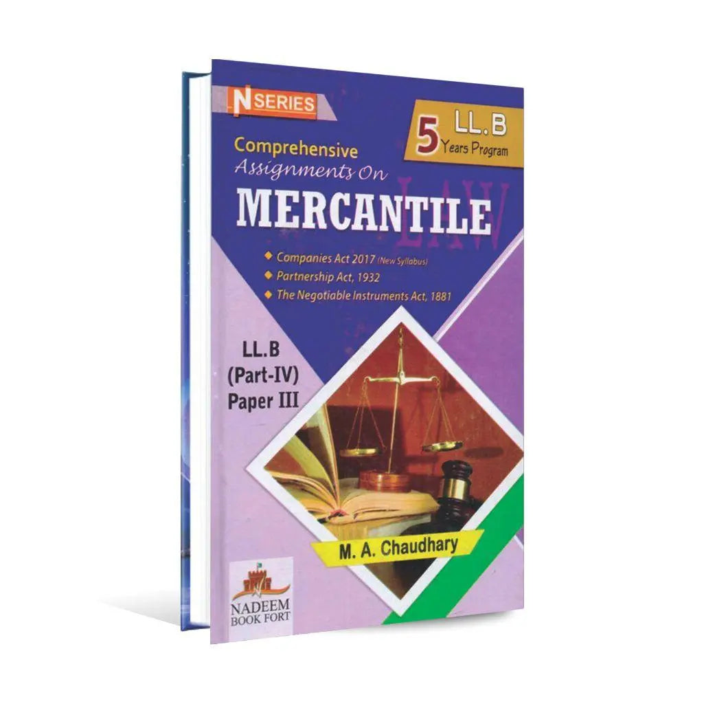 N Series Comprehensive Assignments On Mercantile Book For LLB Part 4 Paper 3