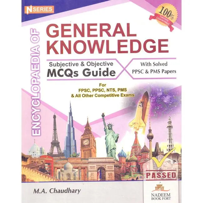 N Series Encyclopedia of General Knowledge MCQS Guide by M.A Chaudhary Multan Kitab Ghar