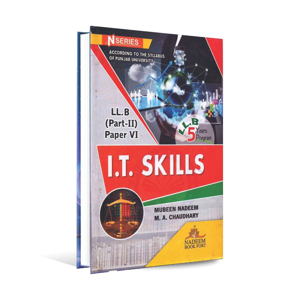 N Series I.T Skills Book For LL.B 5 Years By Mubeen Nadeem Multan Kitab Ghar