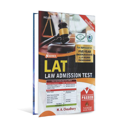 N Series LAT Law Admission Test Book For ( Admission in Five-Year Undergraduate LL.B Degree Programme ) LL.B By M. A. Chaudhary