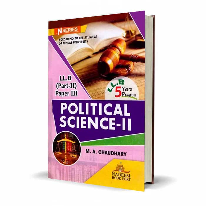 N Series Political Science II For LLB Part 2 Paper 3 By MA Chaudhary