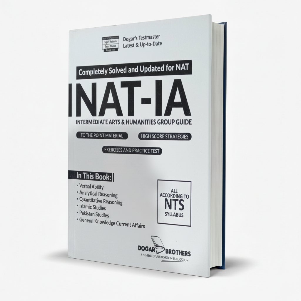 NAT-1A Intermediate Arts And Humanities Group Guide Book by Dogar Brothers MKG
