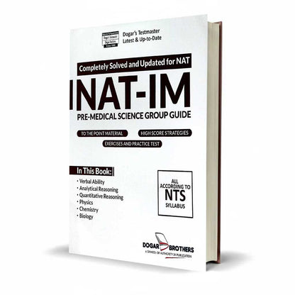 NAT-1M Pre Medical Science Group Guide Book By Dogar Brother
