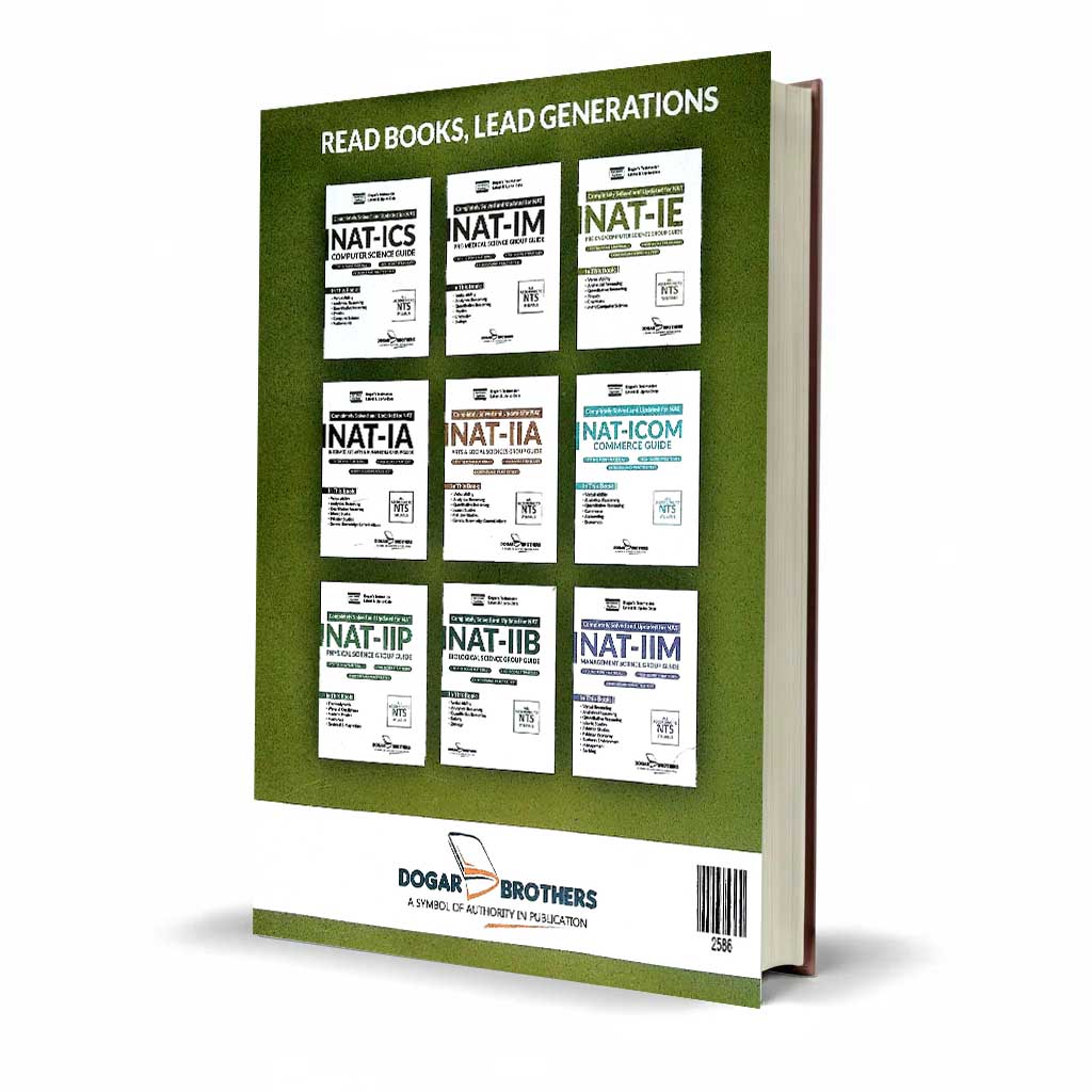 NAT-IE Pre Engineering/Computer Science Group Guide Completely Solved and Updated By Dogar Brothers ccording to NTS New Syllbus 1