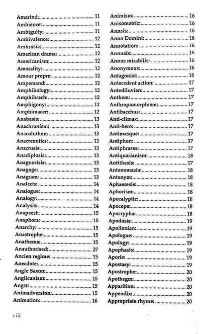 NKM Advanced Dictionary of Literary Terms by Prof. Munawar Ali Malik