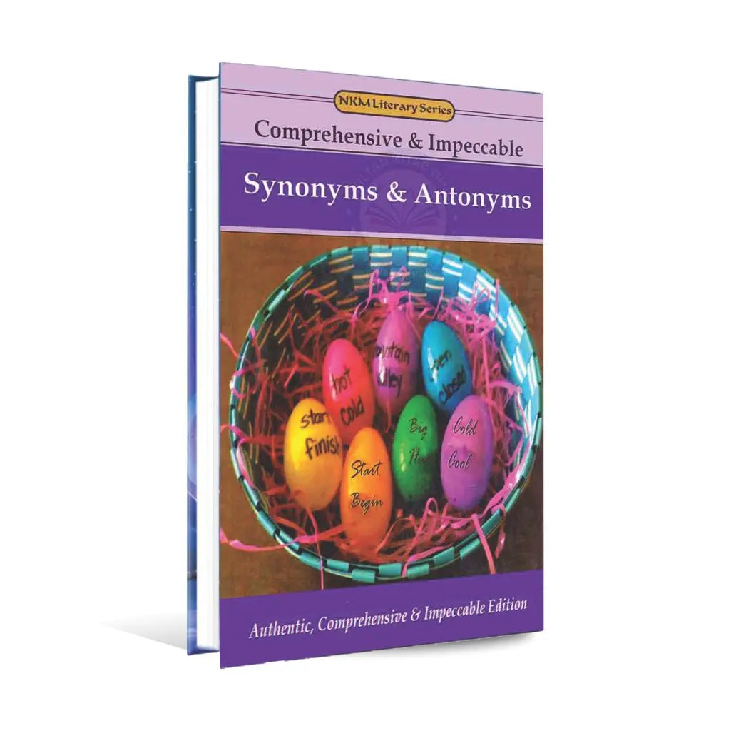 NKM Dictionary of Synonyms and Antonyms Book for BS English Multan Kitab Ghar