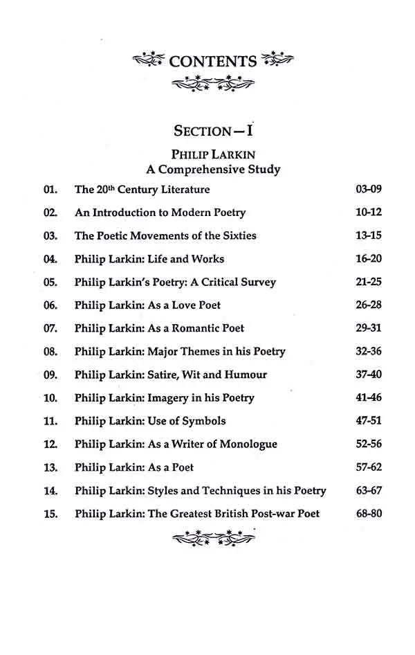 NKM Literary Series Selected Poems Book by Philip Larkin Multan Kitab Ghar