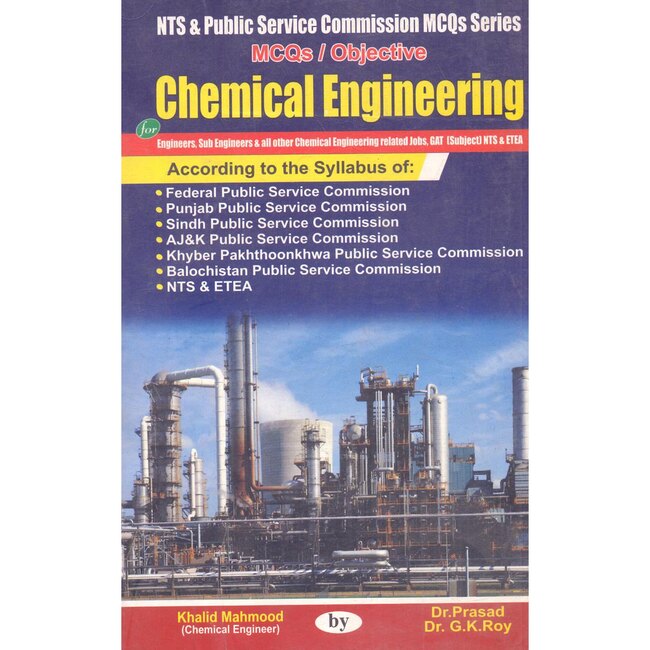 NTS Chemical Engineering Past Papers Book with MCQS By Khalid Mahmood