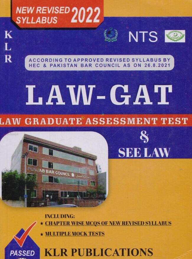 NTS KLR LAW GAT and SEE LAW Book by M. Umar Latif Multan Kitab Ghar