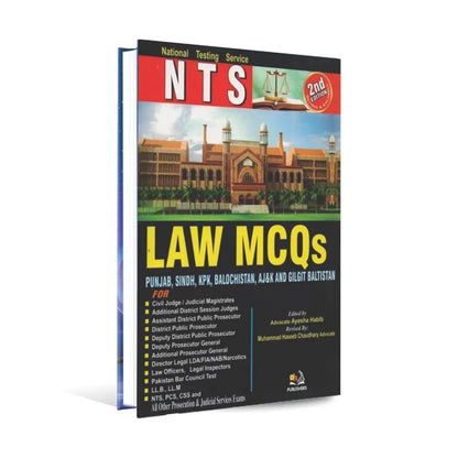 NTS Law MCQS Book for civil judge LLB by Ayesha Habib Multan Kitab Ghar