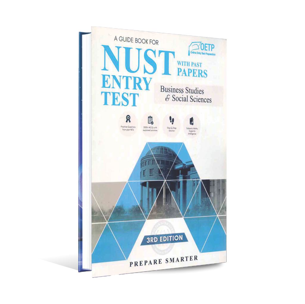 OETP NUST Entry Test Business Book 3rd Edition With Past Papers Studies and Social Sciences Multan Kitab Ghar