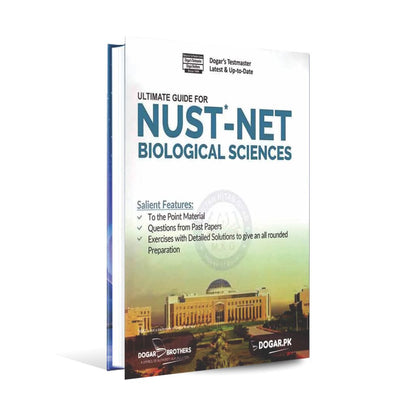 NUST NET Biological Sciences Entry Test Guide with Past Solved Papers and Syllabus Multan Kitab Ghar