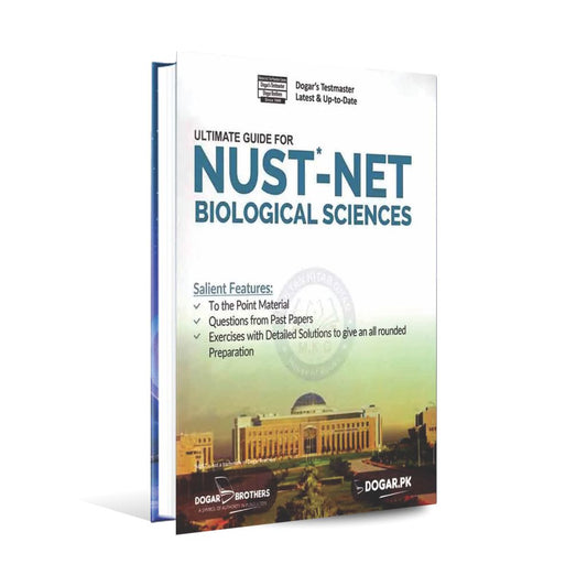 NUST NET Biological Sciences Entry Test Guide with Past Solved Papers and Syllabus Multan Kitab Ghar