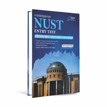 A Guide Book for NUST Entry Test 4th Edition For Engineering 2026 By OETP
