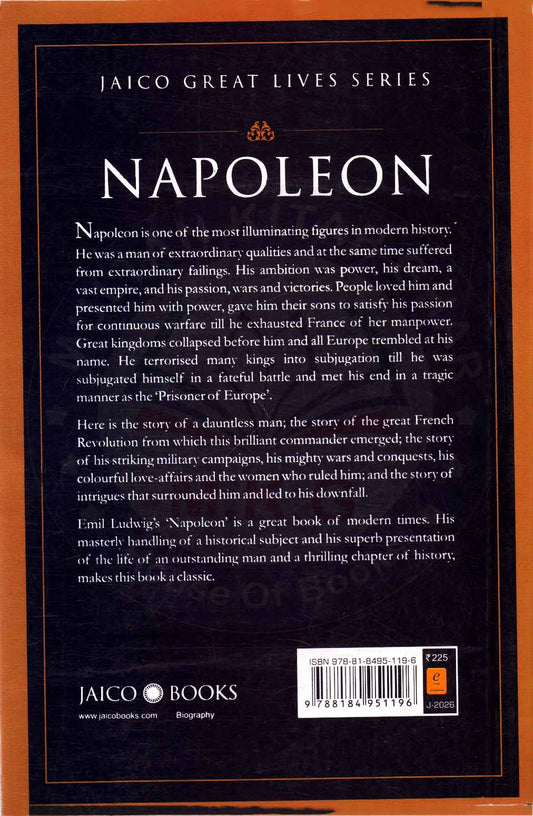 Napoleon The Definitive Biography Book By Emil Ludwig Multan Kitab Ghar