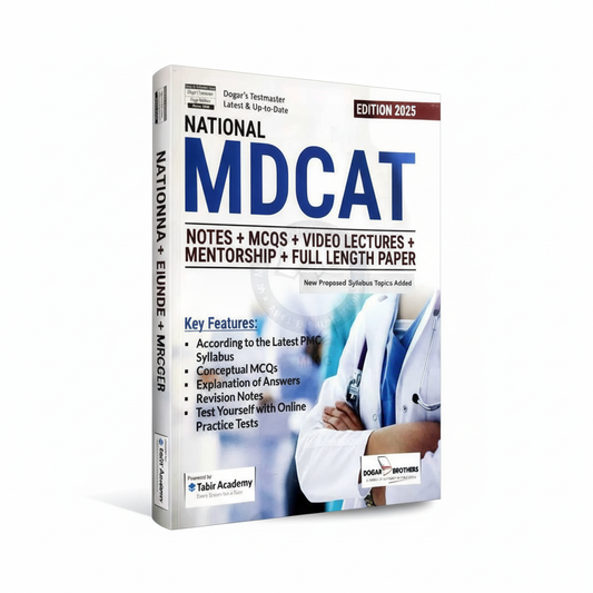 National MDCAT Notes, MCQs, Mentorship, Full Length Paper – Edition 2025 - MKG