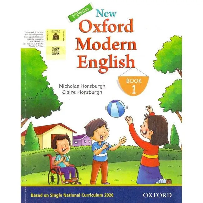 New Oxford Modern English Book For Class 1 By Nicholas Multan Kitab Ghar