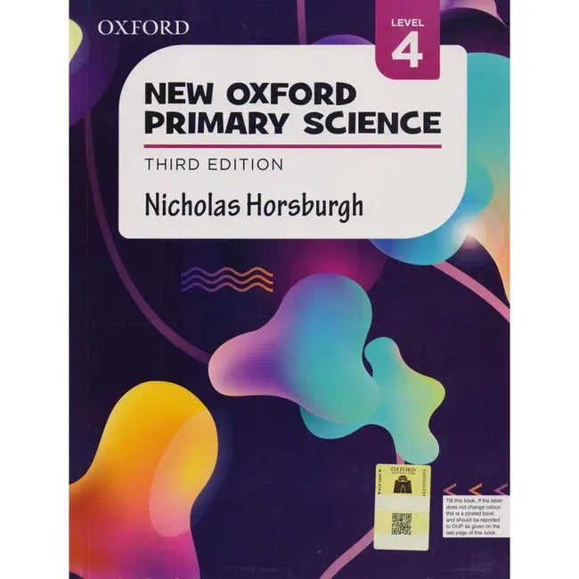 New Oxford Primary Science Book for Class 4 Edition 3 By Nicholas Multan Kitab Ghar