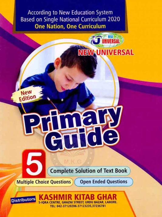 New Universal Primary Guide for Class 5 Multan Kitab Ghar