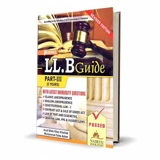 N series LL.B Guide Book For Part 1 & 3 By M Talha Aslam
