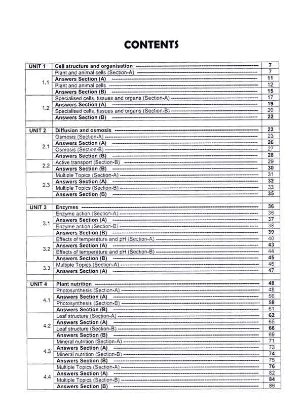 O Level Biology Paper 2 Topical Workbook By Read Write Multan Kitab Ghar