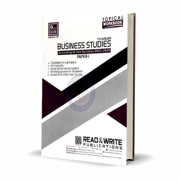 O Level Business Studies 7115/0450 (According to new Syllabus Paper 1 By Read Write