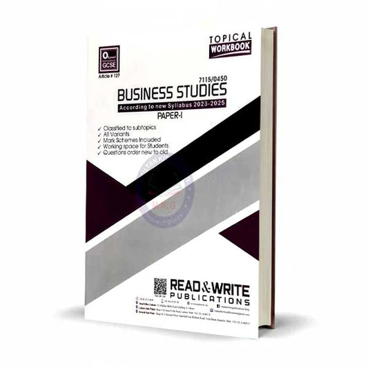 O Level Business Studies 7115/0450 (According to new Syllabus Paper 1 By Read Write