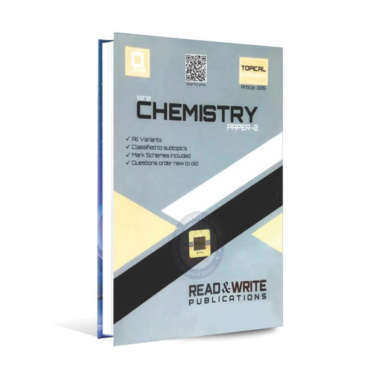 O Level Chemistry Paper-2 (5070) Topical Work Book By Zafar Iqbal Multan Kitab Ghar