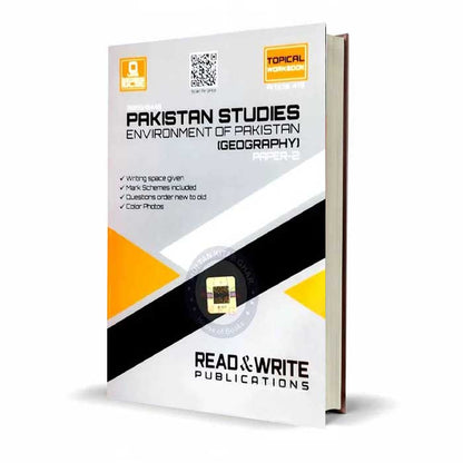 O Level Pakistan Studies Geography Environment of Pakistan Paper 2 Topical Workbook by Read Write