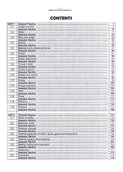 O Level Physics 5054 Paper 1 Book by Read and Write Publications Multan Kitab Ghar