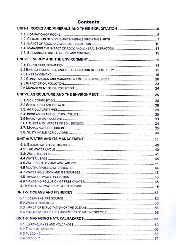 O level Environmental Management 5014/0680 workbook by Read and Write Multan Kitab Ghar