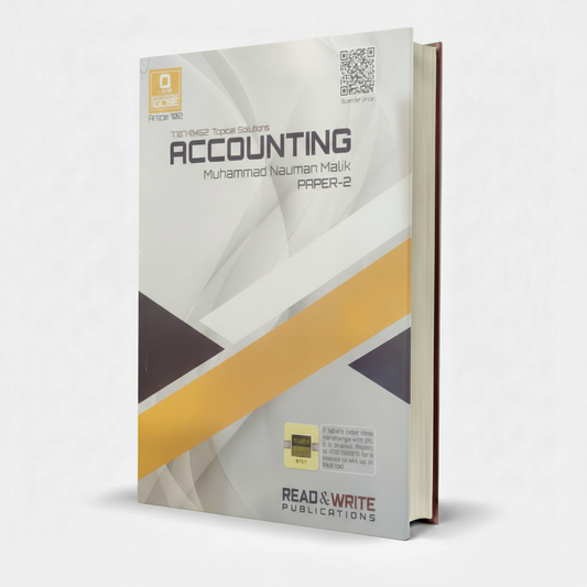 O Level Accounting Paper 2 Book By Muhammad Nauman Malik - MKG