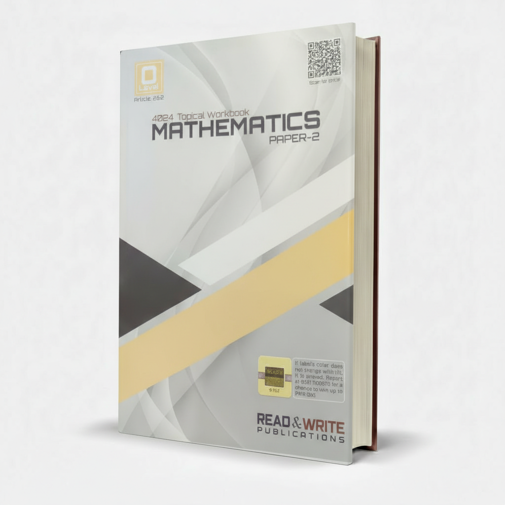 O Level Mathematics 4024 Paper 2 Topical Workbook by Read Write Publications - MKG