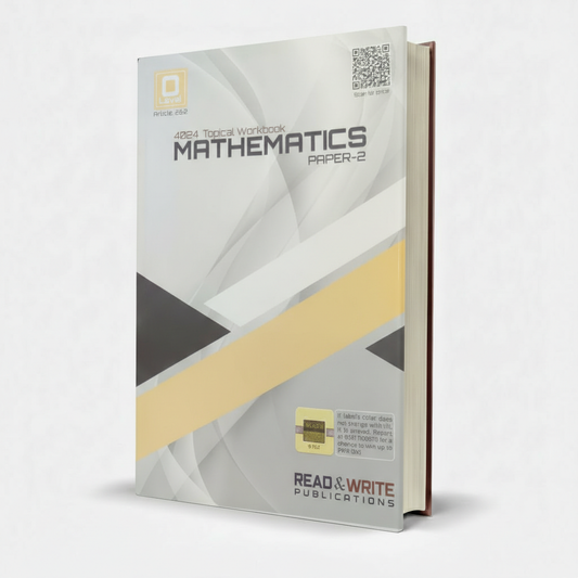 O Level Mathematics 4024 Paper 2 Topical Workbook by Read Write Publications - MKG