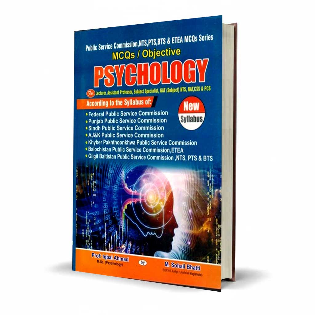 Objective Psychology MCQs | Sohail Bhatti | CSS, PCS, Lecturer, Subject Specialist